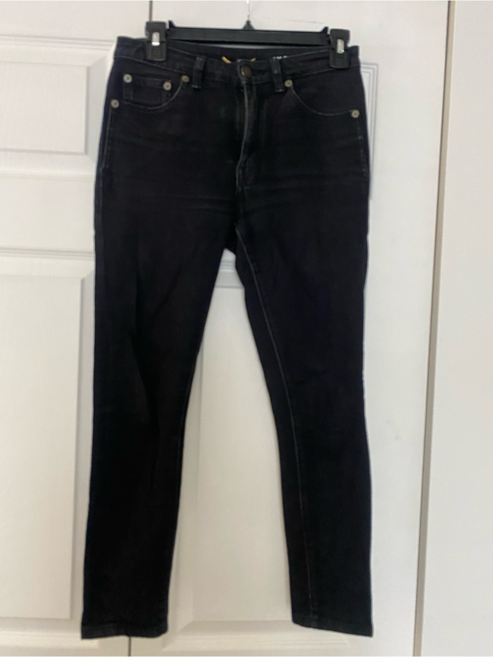 Saint Laurent Black High-Rise Slim Jeans